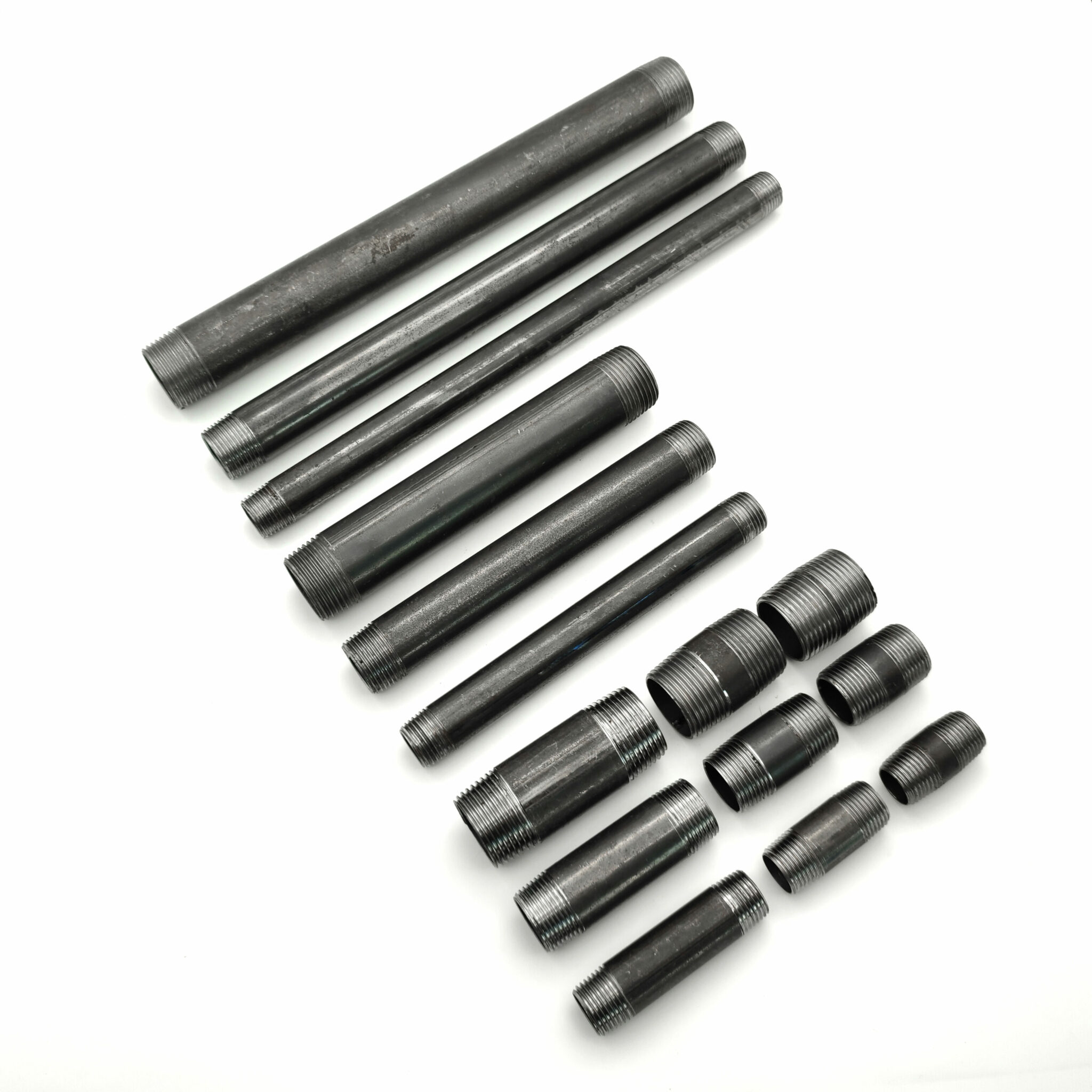Lot De 10 Mamelons Galvanisés 1-1/4" – Filetage Mâle MNPT – Marque TSX – Neuf En Emballage