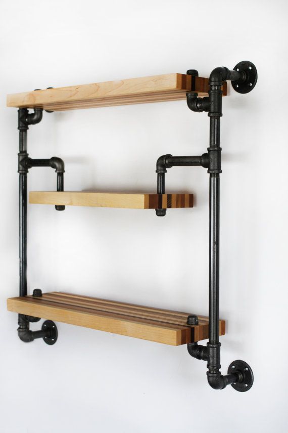 Industrial style plumbing wall shelf - MC Fact