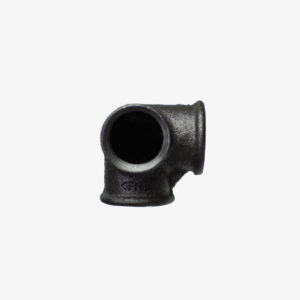 Fitting 3 way distributor - 3/4″ black cast iron plumbing for DIY industrial decoration - MCFF0531134W1