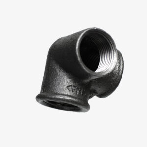 Fitting 3 way cast iron plumbing distributor black for DIY industrial decoration - MCFF05311W1