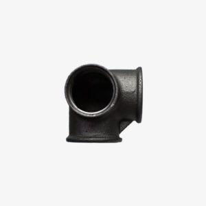 Raccord Distributeur 3 voies – 1″ de plomberie en fonte noir pour la décoration industrielle DIY – MCFF0531144W1