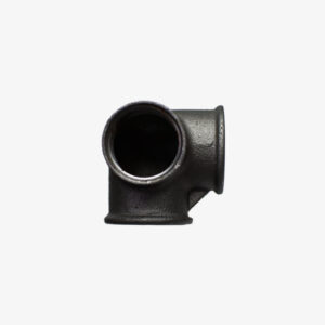 Fitting 3 way distributor - 1″ black cast iron plumbing for DIY industrial decoration - MCFF0531144W1