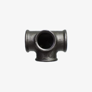 Fitting 4 way distributor - 3/4″ black cast iron plumbing for DIY industrial decoration - MCFF0541134W1