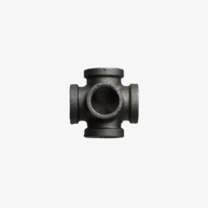Raccord Distributeur 5 voies – 1/2″ de plomberie en fonte noir pour la décoration industrielle DIY – MCFF0551112W1