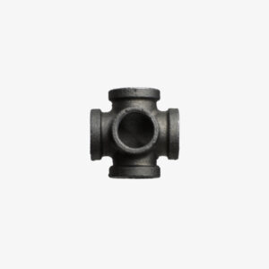 Fitting 5 way distributor - 1/2″ black cast iron plumbing for DIY industrial decoration - MCFF0551112W1