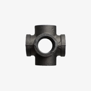 Anschlussstück Verteiler 6-fach - 3/4″ Klempnerarbeit aus schwarzem Gusseisen für DIY Industriedekoration - MCFF0561134W1