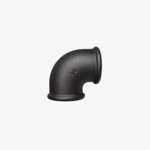 Fitting Elbow 90° - 3/4″ cast iron plumbing black for DIY industrial decoration - MCFF0101134W1