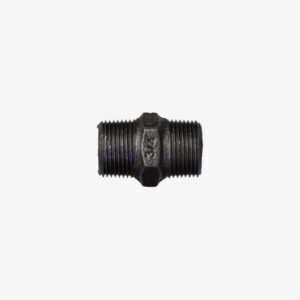 Nippelfitting Male - 3/4″ Klempnerarbeit aus schwarzem Gusseisen für DIY Industriedekoration - MCFF2001334W1