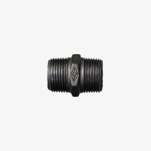 Fitting Nippel Male - 1″ gusseiserne Klempnerei schwarz für DIY Industriedekoration - MCFF2001344W1