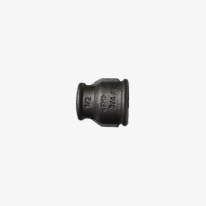 Raccord Manchon réducteur – 3/4″ > 1/2″ de plomberie en fonte noir pour la décoration industrielle DIY – MCFF2121134W1