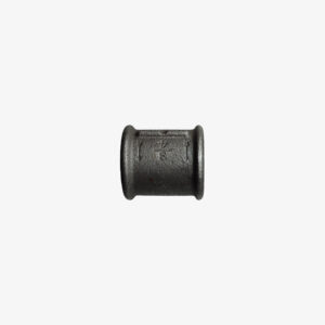 Muffenverbindung Buchse Rechts / Links - 3/4″ Klempnerarbeit aus Gusseisen schwarz für DIY Deko - MCFF2003134W1