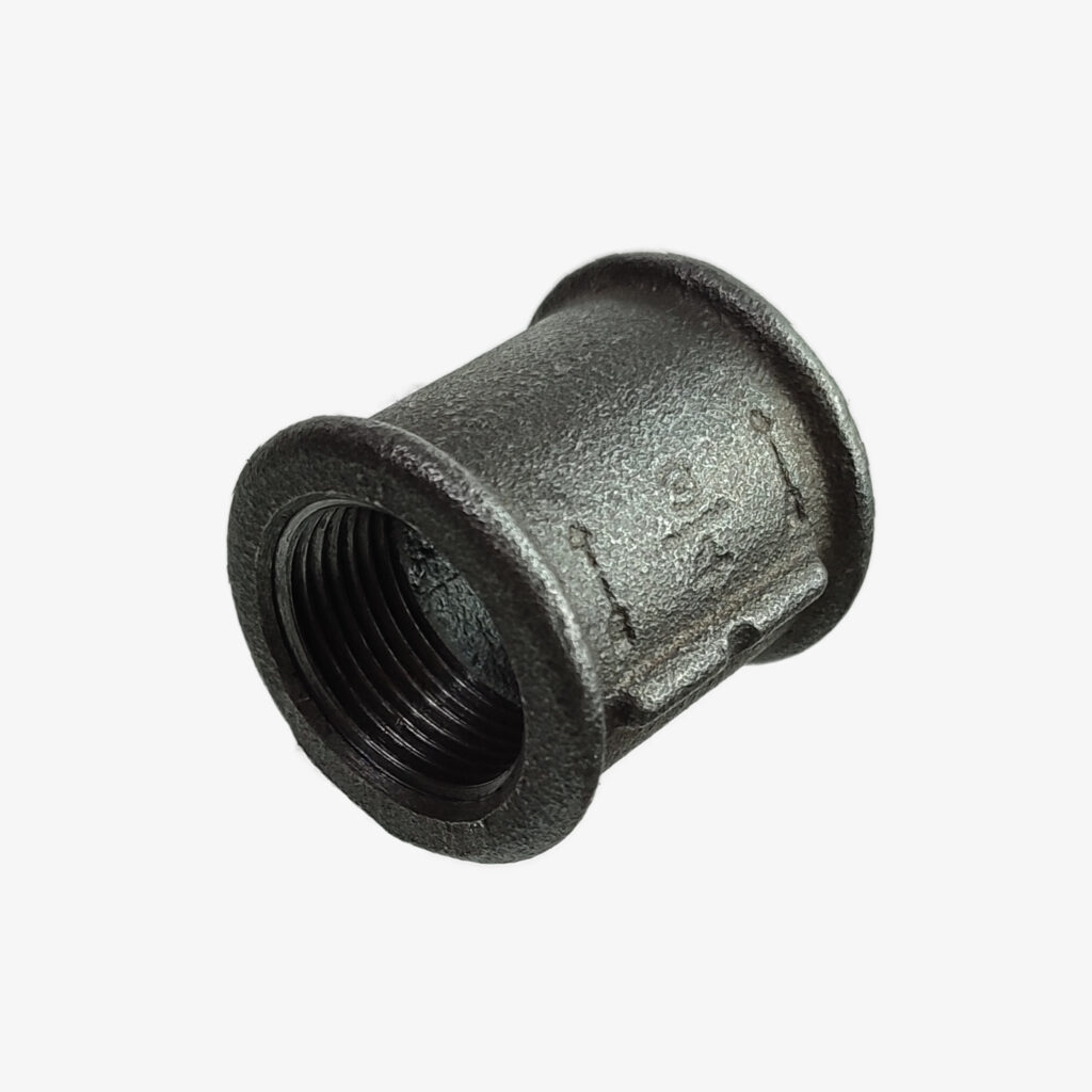 Black cast iron plumbing fitting for DIY decoration - MCFF2003100W1