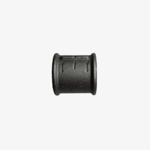 Female Right/Left Sleeve Fitting - 1″ black cast iron plumbing for DIY decoration - MCFF2003144W1