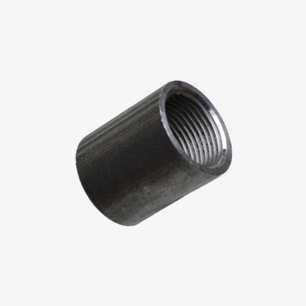 Raccord Manchon acier de plomberie en acier noir pour la décoration industrielle DIY – MCFF2011100W1