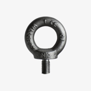 Black cast iron M10 male eyebolt - MCFA0000481W1