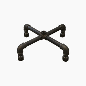 Metal and cast iron coffee table stand for DIY plumbing projects - MCFK0010000W1