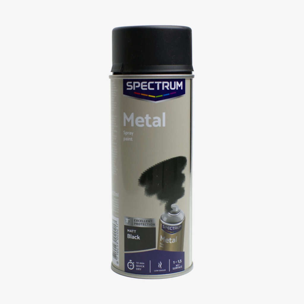 Matt black aerosol paint - MC Fact