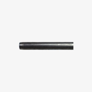 Schwarzes Stahlrohr mit einfachem Gewinde - 3/4″, 180mm für Klempneranschluss DIY - MCFP0180434W1