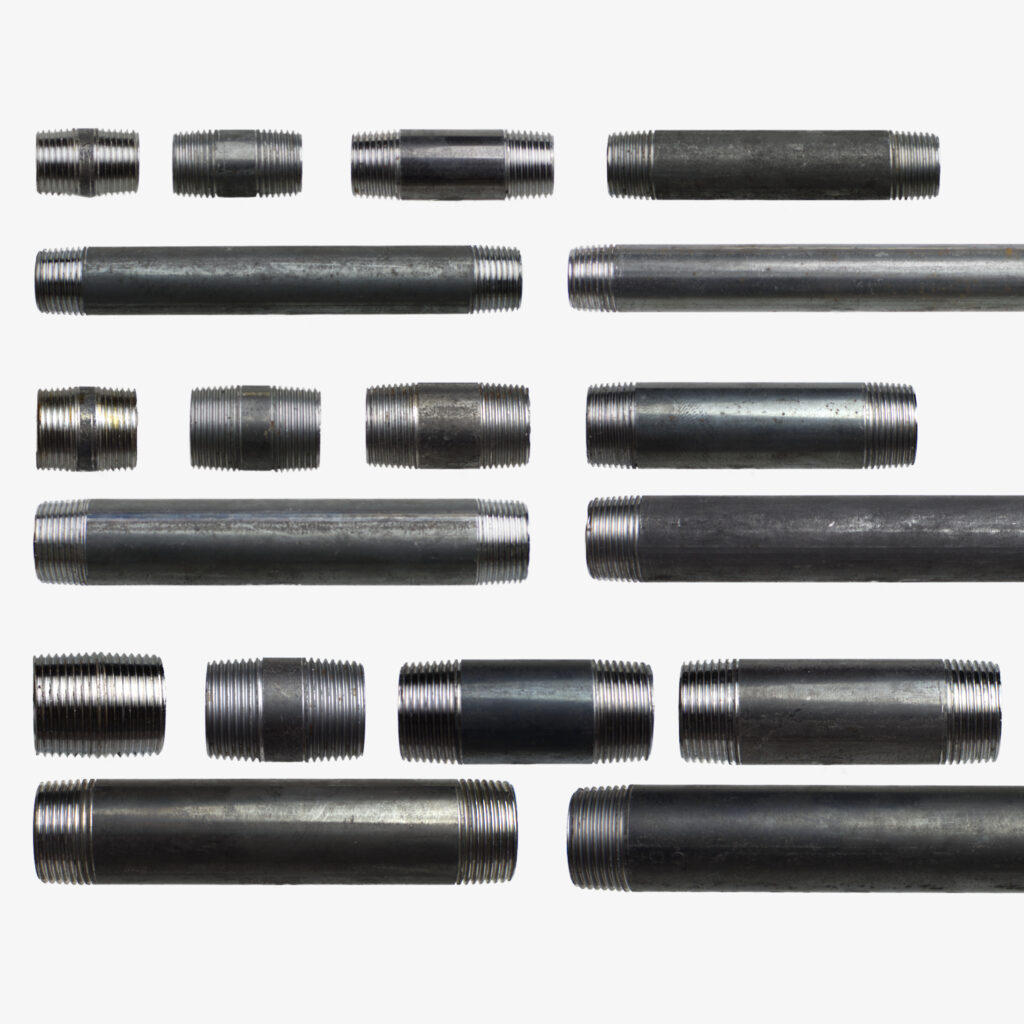 1/2 BSPT männlich Druck Dübel schwarz legiertem Stahl selbst Farbe 10 