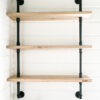 Industrial 3-level plumbing pipe wall rack - MCFK0040012W1