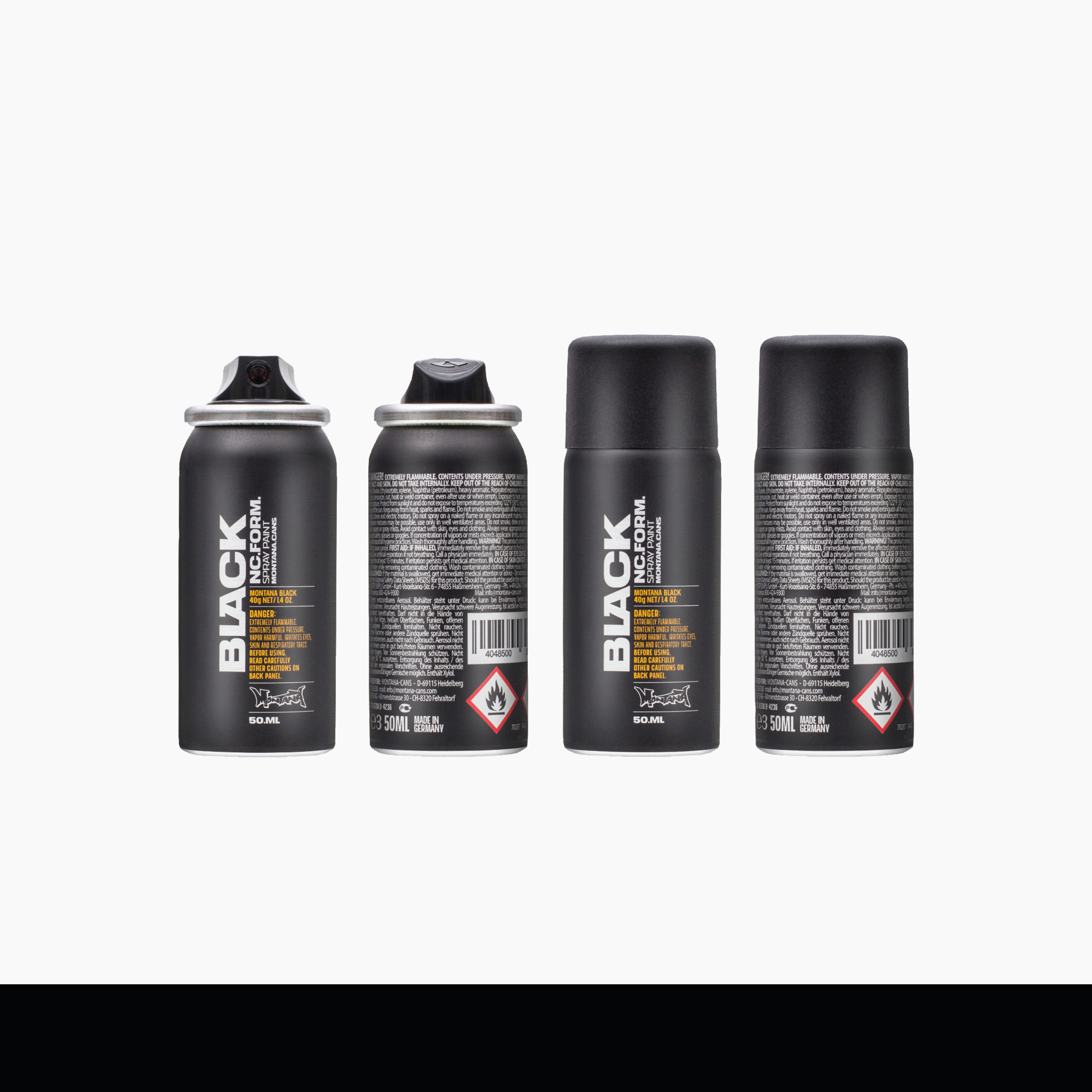 Montana Cans - Montana BLACK High-Pressure Cans Spray Color