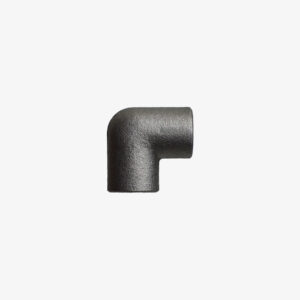 Fitting Designbogen 90° - 1/2″ Klempnerarbeit Gusseisen schwarz für DIY Industriedekoration - MCFF0101112Z1