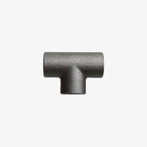 T-Stück gleich Design - 1/2″ Klempnerarmatur aus schwarzem Gusseisen für DIY Industriedekoration - MCFF0401112Z1