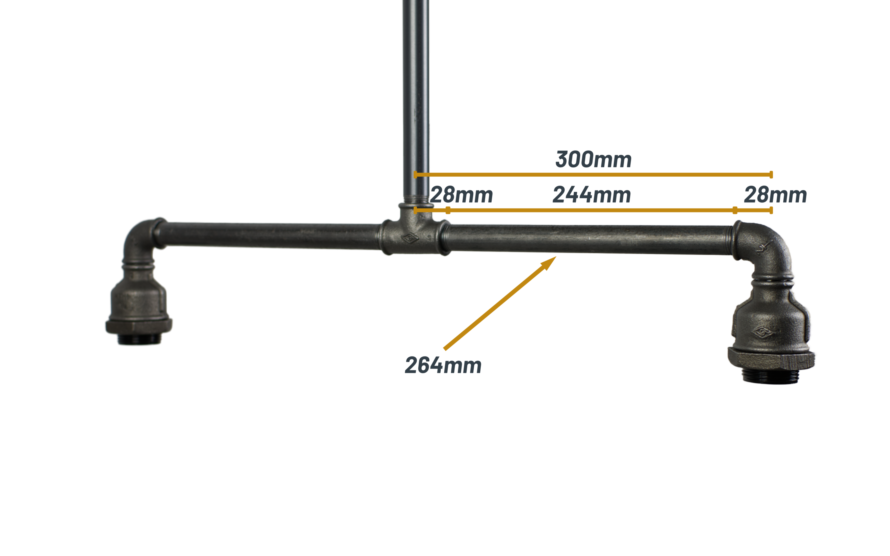 Denk vooruit blok iets Loodgietersaansluiting maat 1/2 inch tot 1 inch - MC Fact