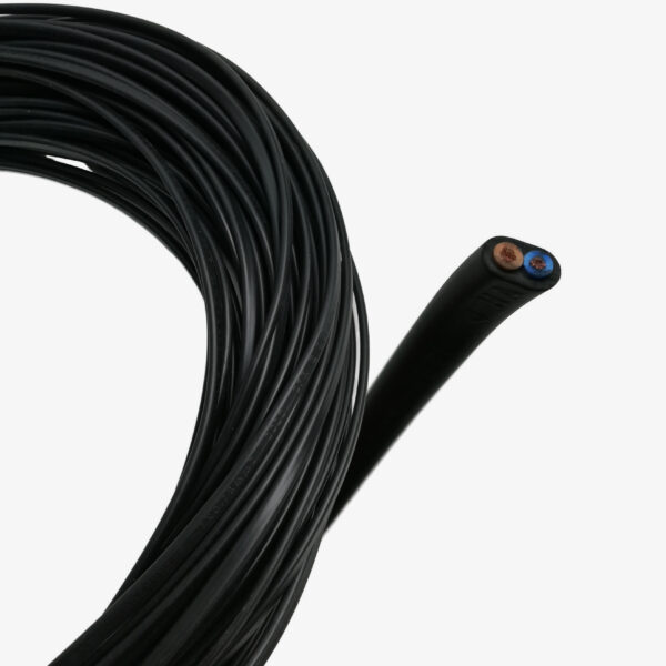Câble Fil électrique Noir De 2x0,75 Ou 3x0,75 - MC Fact