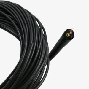 Schwarzes elektrisches Kabel - 3 Drähte für DIY-Leuchten - MCFE0000201P2
