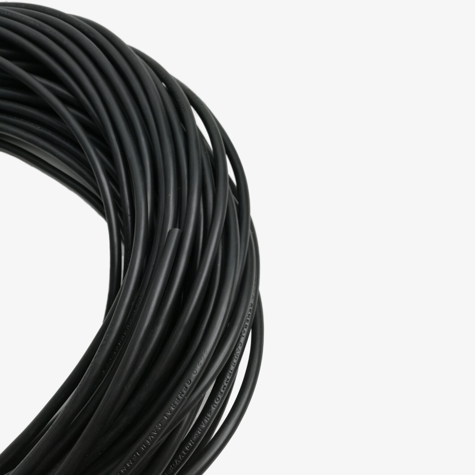 Câble Fil électrique Noir De 2x0,75 Ou 3x0,75 - MC Fact