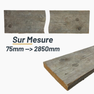 Maßgeschneidertes Holzbrett aus geborgenem Gerüst 195×30 mm - MCFW9999430D4