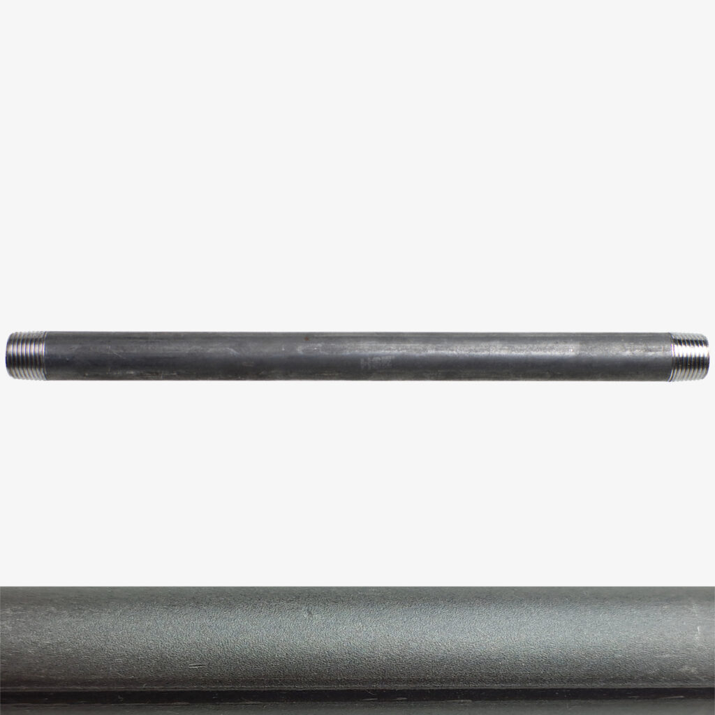 Tube 1''1/4 - 33x42mm acier noir - fileté – Home Invasion
