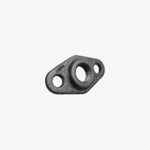Raccord Bride Ovale classique de plomberie en fonte noir pour la décoration industrielle DIY – MCFF0631112W1