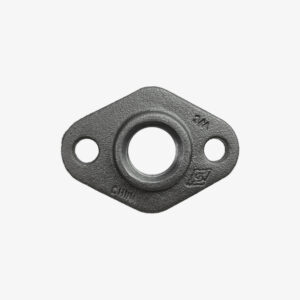 Raccord Bride Ovale classique – 3/4″ de plomberie en fonte noir pour la décoration industrielle DIY – MCFF0631134W1