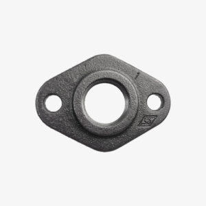 Raccord Bride Ovale classique – 1″ de plomberie en fonte noir pour la décoration industrielle DIY – MCFF0631144W1