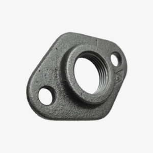 Raccord Bride Ovale classique de plomberie en fonte noir pour la décoration industrielle DIY – MCFF0631144W1
