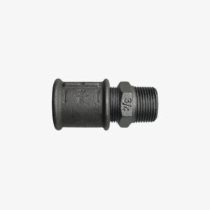 Mannelijke / vrouwelijke unie fitting - 3/4 "zwarte gietijzeren sanitair voor DIY industriële decoratie - MCFF4031234W1