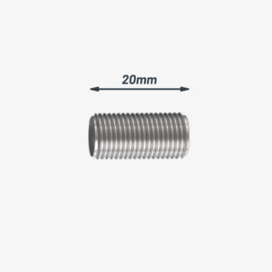 Luminaire component Threaded tube m10 from 10mm to 30mm - 20mm - MCFL0110200W2