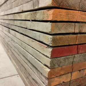 Set van gebruikte steigerplanken 195x30mm