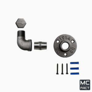 Kapstokhaak zeskant - Kit, schroef en plug - MCFK1110312W1S33