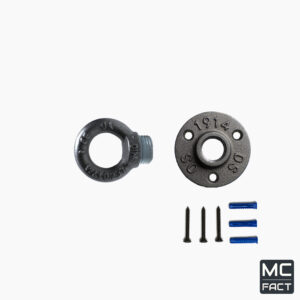 Muurbeugel ring - Kit, schroef en plug - MCFK1160112W1S33