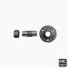 Patère murale porte manteau crochet droit rond – Kit, Sans vis – MCFK1180012W1