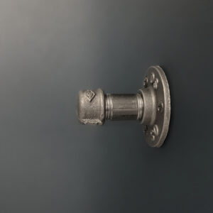 Industrial metal coat hook with straight round hook - MCFK1180000W1