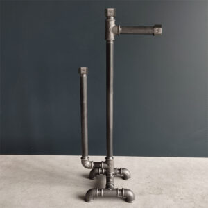 Toilet paper holder on stand - Hexagonal, Assembled, Standard - MCFK0170012W1PA1