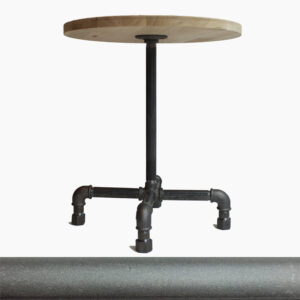 Side table kit - 1/2″, Pre-assembled, Shot blasted with solid oak laminate top. - MCFK0031200W1
