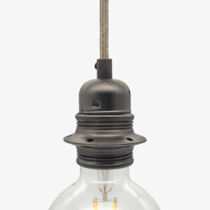 Composant électrique Kit douille luminaire E27 double férule métallique serre-câble métal – MCFL0400200