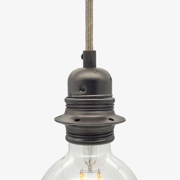 Composant électrique Kit douille luminaire E27 double férule métallique serre-câble métal – MCFL0400200