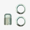 Composant électrique Douille DIY E27 double férule métallique nue – Chrome – MCFL0400123W8