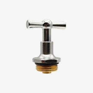 Raccord Tête de robinet à potences chrome – 1/2″ de plomberie en fonte noir pour la décoration industrielle DIY – MCFA0040112Z3